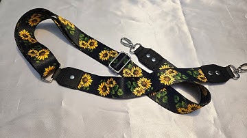 Making an Adjustable Webbing Strap with Faux Leather Ends: Easy-Peasy Tutorial