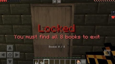 minecraft pocket edition Slendrina The cellar Level #1 map