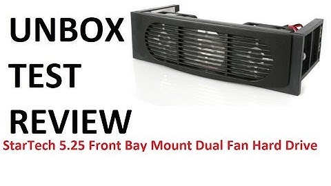 StarTech  5.25 front bay dual fan is it worth getting? (REVIEW)