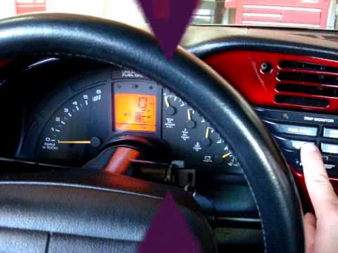 Corvette 90-96 Change Oil Light Reset