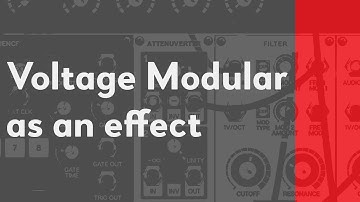 Voltage Modular Tutorial | Creating Audio Effects + Tempo Syncing