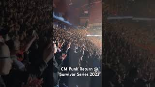 CM PUNK Return Live from Chicago Reaction 2023 SurvivorSeries #wwe #cmpunk #rock #wrestlemania #cody