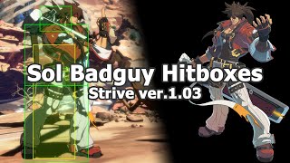 Sol Badguy Hitbox Reference (Strive ver.1.03)