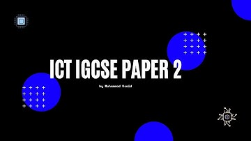 IGCSE ICT Tutorial May/June 2016 Paper Data Manipulation Database Reports