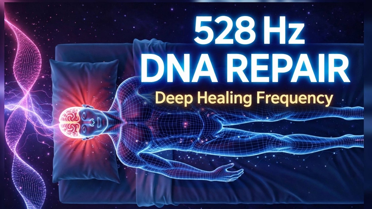 528 Hz Healing Frequency | DNA Repair & Cell Regeneration | Deep ...