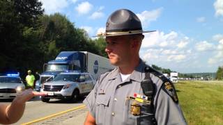 Injury accident on I-71 southbound