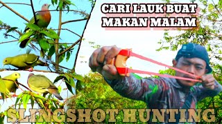 slingshot hunting birds ️ very abundant punai catapults