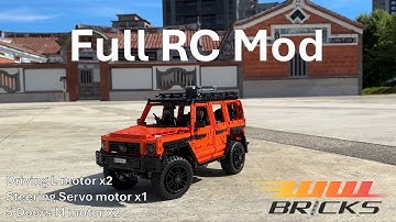 Full RC Mod | Fully Motorize LEGO Technic 42177 Mercedes G500 #legotechnic #lego42177 #mercedesg500
