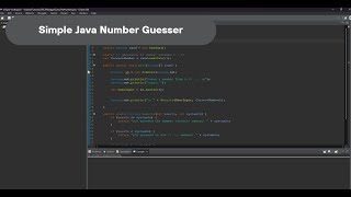 Beginners Java Tutorial: Guess the number ...