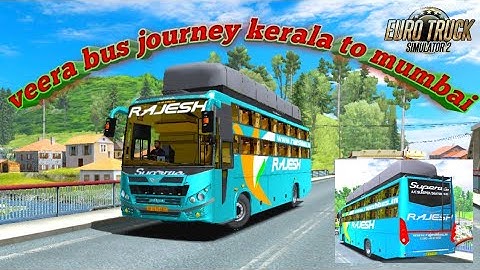 VEERA V7 AC SLEEPER!BUS EVENING TRIP#busmod#ets2 #youtube