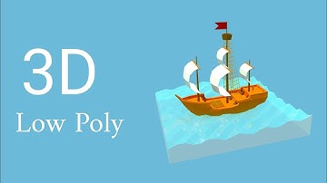 Low Poly Ship 3d modeling (Autodesk Maya Tutorial)
