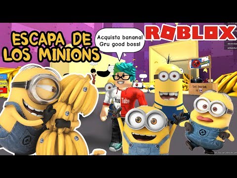Repeat Los Minions Y Las Bananas En Roblox Escapa De Los Minions Roblox Obby By Karim Juega You2repeat - minions roblox