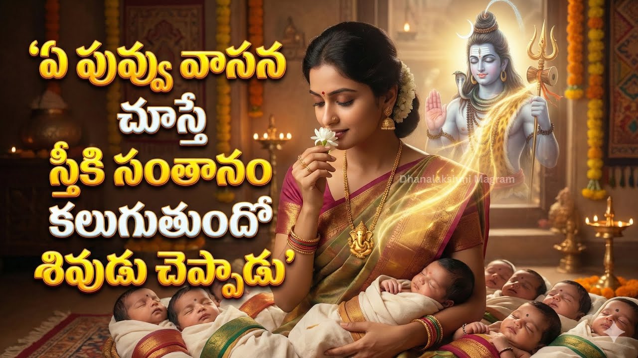 సంతాన సమస్యలకు శివపూజ రమెడీ: ఏ పువ్వు వాసన చూడాలో తెలుసా?