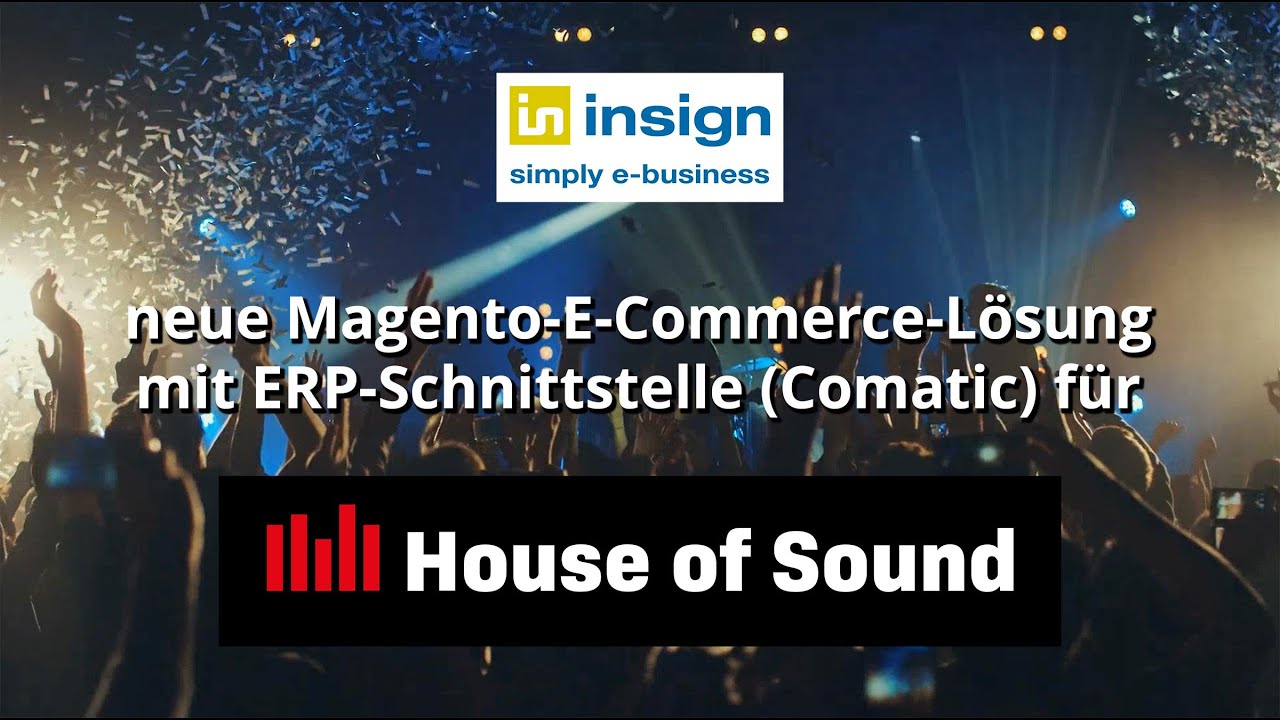 Neues Magento-Projekt von insign für die House of Sound AG
