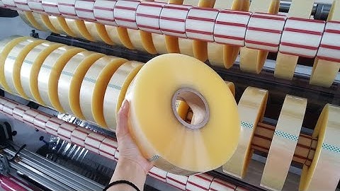 FR-210C 1000 Yard Big Diameter BOPP Tape Slitting Rewinding Machine | BOPP Tape Slitter Rewinder