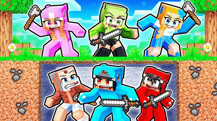 BOYS vs GIRLS Manhunt in Minecraft!