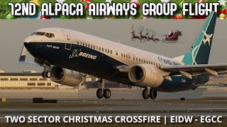 Real 737 Pilot LIVE | 72nd (6 Year Anniversary) Alpaca Airways Group Flight! | ZIBO MOD | XP12