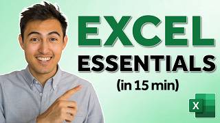 Learn Excel Essentials in Just 15 Minutes by Kenji Explains 22,445 views 4 months ago 15 minutes