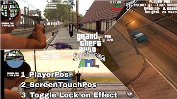 3 Plugins | ToggleLock, PlayerPos & ScreenTouchPos For Gta Sa AML Android
