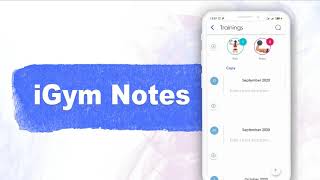 iGym Notes - A convenient workout diary for those who train on their own plan screenshot 2