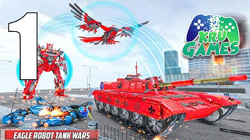 Tank Robot Game 2020 - Eagle Robot Car Games 3D Gameplay Walkthrough #1 (Android, IOS)