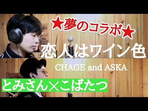 【とみさんと歌ってみた！】恋人はワイン色　CHAGE＆ASKA　cover　by　こばたつ