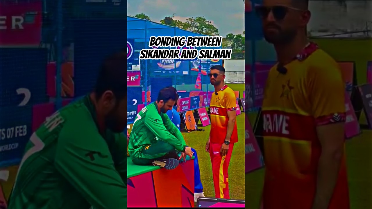 Salman Ali Agha During Captains Carnival 