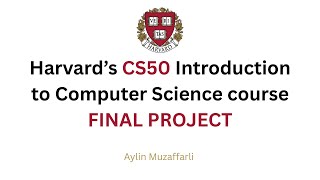 🎓 Finished Harvard’s CS50 at 14 — here’s my final project 