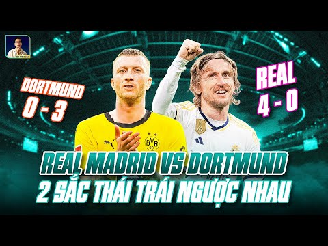 HÃY NHÌN REAL MADRID ĐỂ THẤY DORTMUND ĐANG TRÁI NGƯỢC NHƯ THẾ NÀO