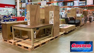 COSTCO FURNITURE TABLES SOFAS CAMPING ITEMS KITCHENWARE SHOP WITH ME SHOPPING STORE WALK THROUGH