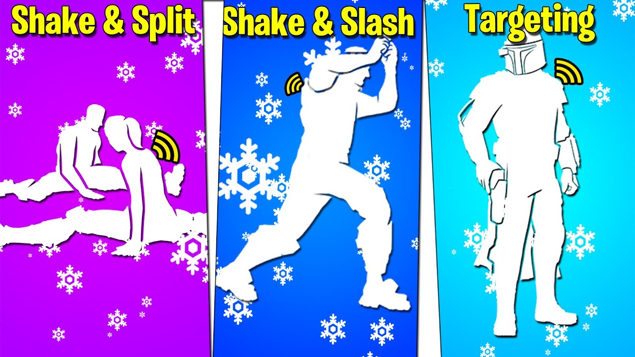 These Legendary Fortnite Dances Have Voices! (Shake & Split, Targeting Computer, Trinity's Kick)