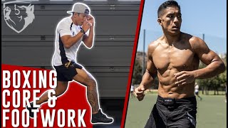 Solo Boxing Training for Core Strength & Footwork