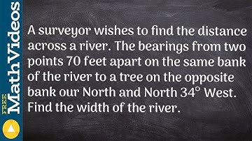 Word Problems with trigonometry and triangles