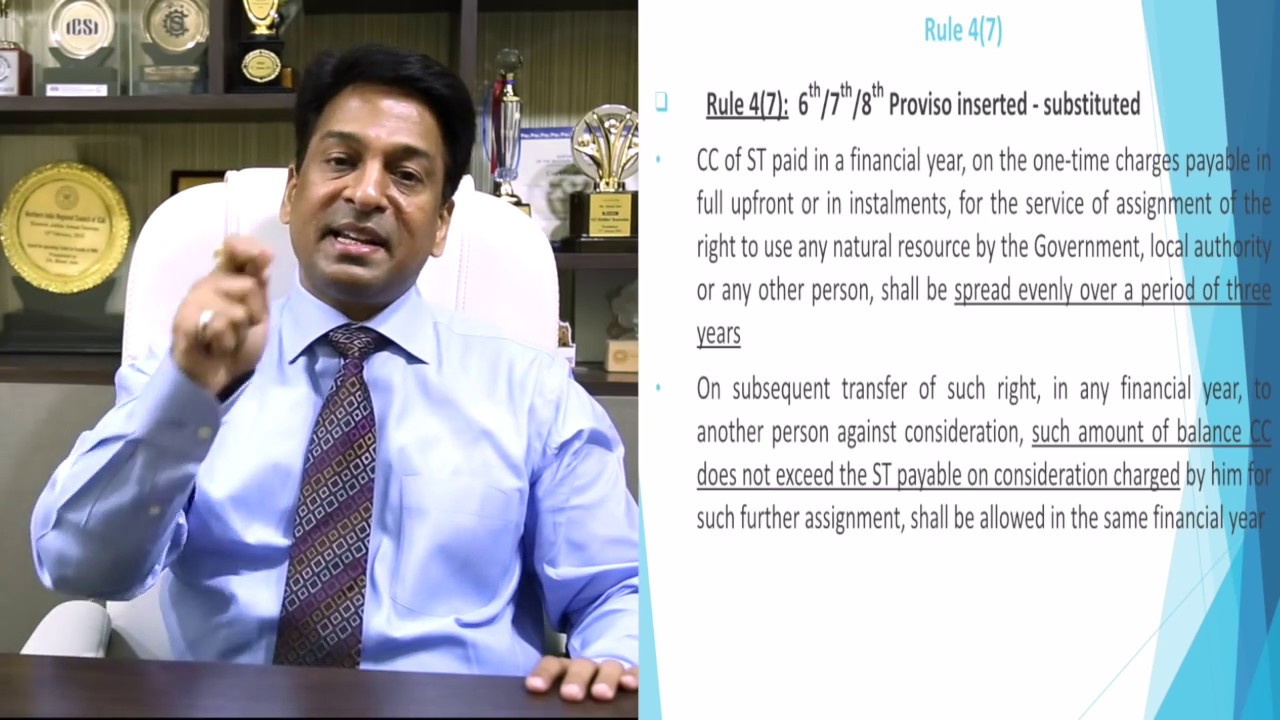 Cenvat Credit Rules 2004 As Amended In 2016 Cenvat Credit Rules 2004 As Amended In 2016