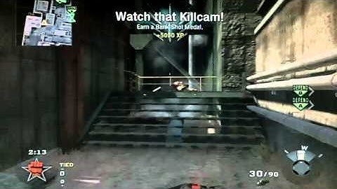 CoD:Black Ops-Random Tomahawk across the map on Radiation!