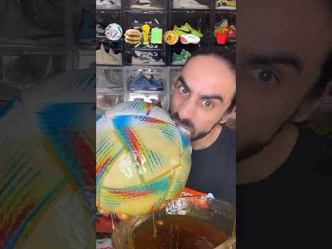 Food ASMR Eating a Soccer Ball! #asmr #food #asmreating #mukbang #satisfying