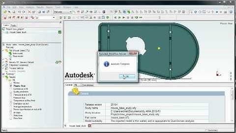 Autodesk Moldflow Adviser First Time - YouTube.flv