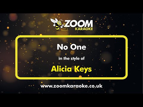 Alicia Keys - No One - Karaoke Version from Zoom Karaoke