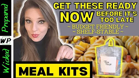 Shelf Stable Prepper Pantry Meal Kits! Budget Dinner- Taco Twist! Family Favorite!