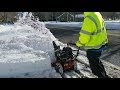 Snow Blowing Heavy Wet Mess