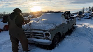 Will It Run? Abandoned 1971 F250 parked for 30 years saved from being the crusher