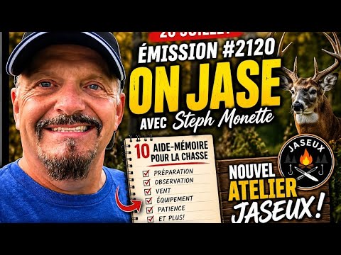 20 juillet ÉMISSION #2120 On jase avec Steph et Yan Monette