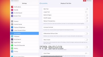 HOW TO ENABLE OR DISABLE BUTTON SHAPES IN IPADOS 13.6 (IPAD)