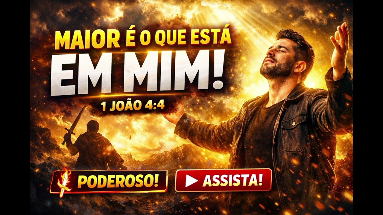 Musica Gospel MAIOR É O QUE ESTÁ EM MIM / O Versículo Que o Inimigo Não Quer Que Você Ouça
