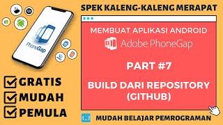 Mudah Membuat Aplikasi Android - #7 Build Aplikasi Melalui Github screenshot 5