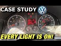 VOLKSWAGEN RABBIT SPEEDOMETER NOT WORKING ABS BRAKE LIGHTS ON