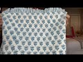 Block Print Ruffle Sham Honest Review |CPC COTTON PRINT CLUB