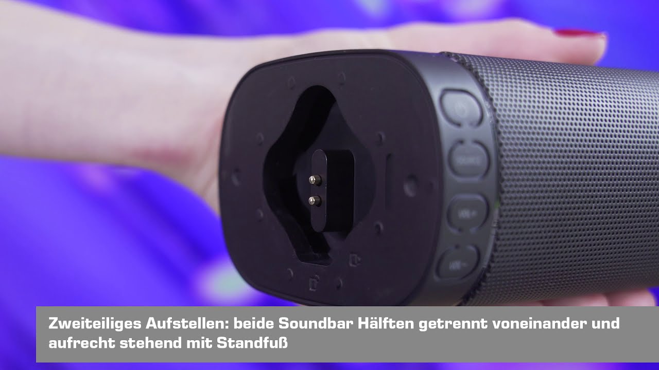 Flexible Soundbar PEAQ PSB 250 - YouTube