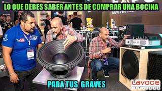 NOS ENSEÑANZA a ESCOJER👌 la BOCINA CORRECTA PARA TUS GRAVES antes DE COMPRAR