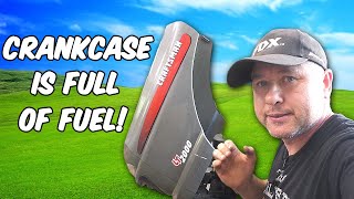 This Riding Mower Had Fuel Coming Out Of Muffler! Step By Step Repair Video With Donyboy73